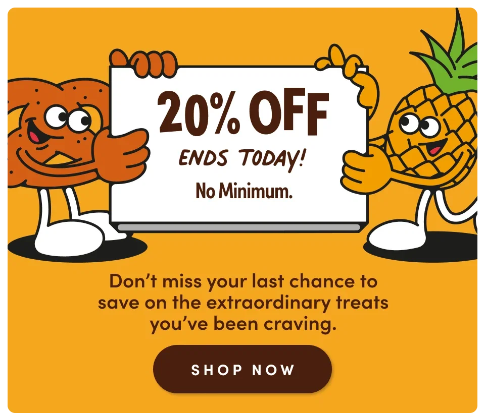 20% Off Ends Today! 