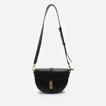 Wheres That From Breeze Faux Leather Shoulder Bag With Gold Lock Detail