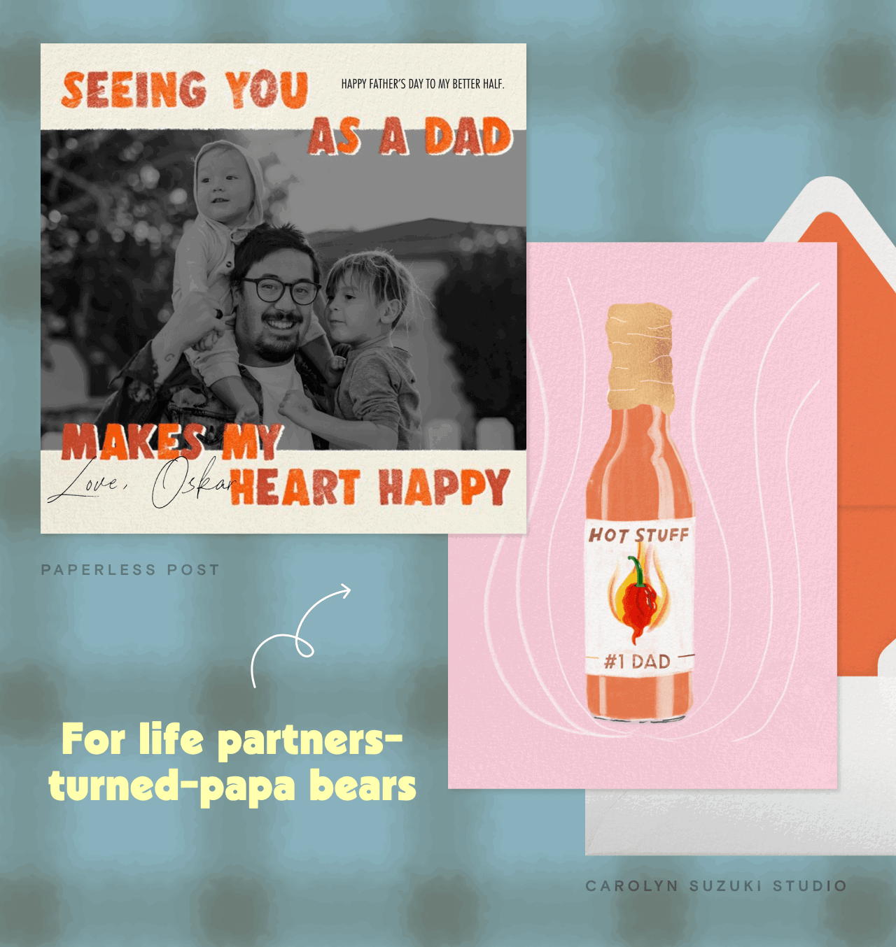 SEEING YOU AS A DAD MAKES MY HEART HAPPY For life partners-turned-papa bears