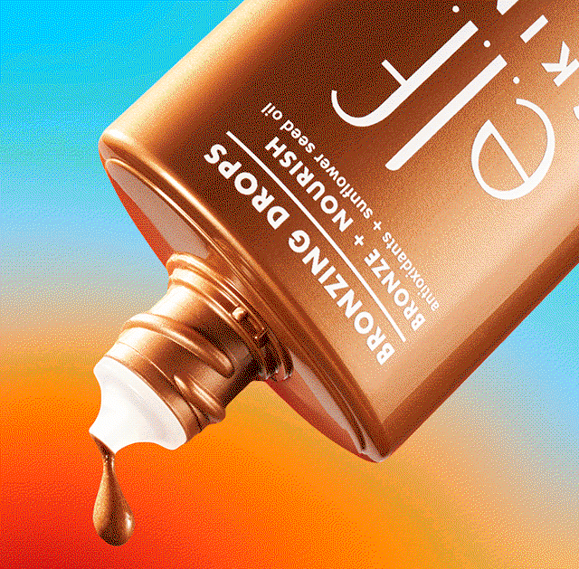 summer glow, faux real. 
