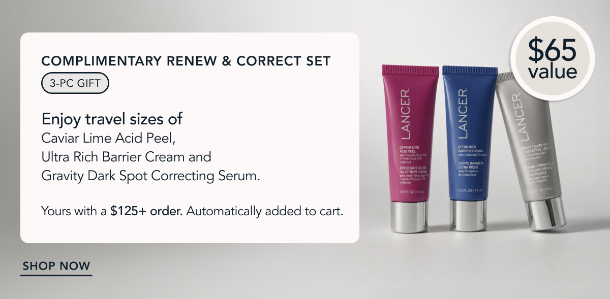 COMPLIMENTARY RENEW & CORRECT SET