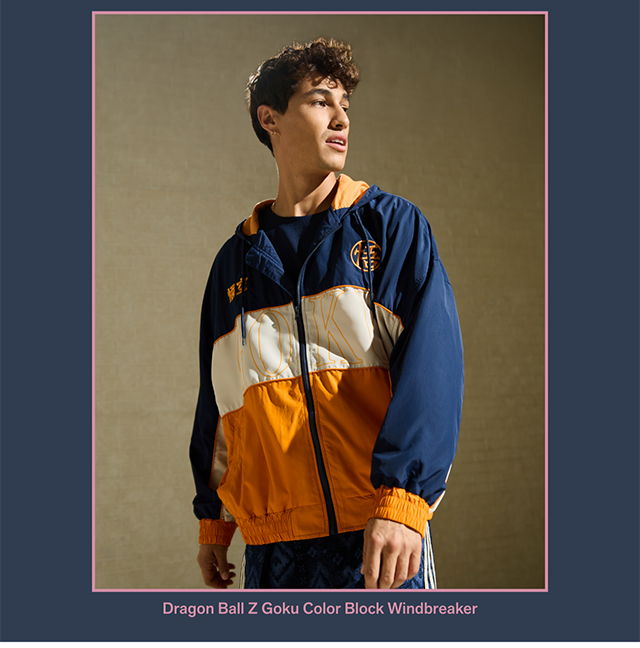 Dragon Ball Z Goku Color Block Windbreaker