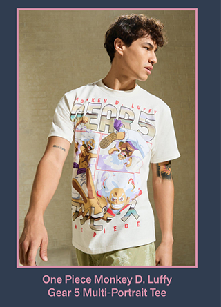 One Piece Monkey D. Luffy Gear 5 Multi-Portrait Tee