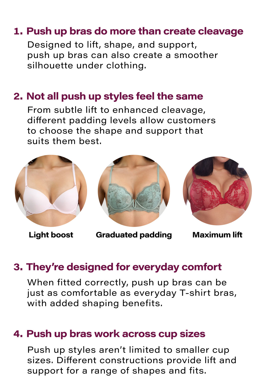 5 things you didn't know about push up bras
