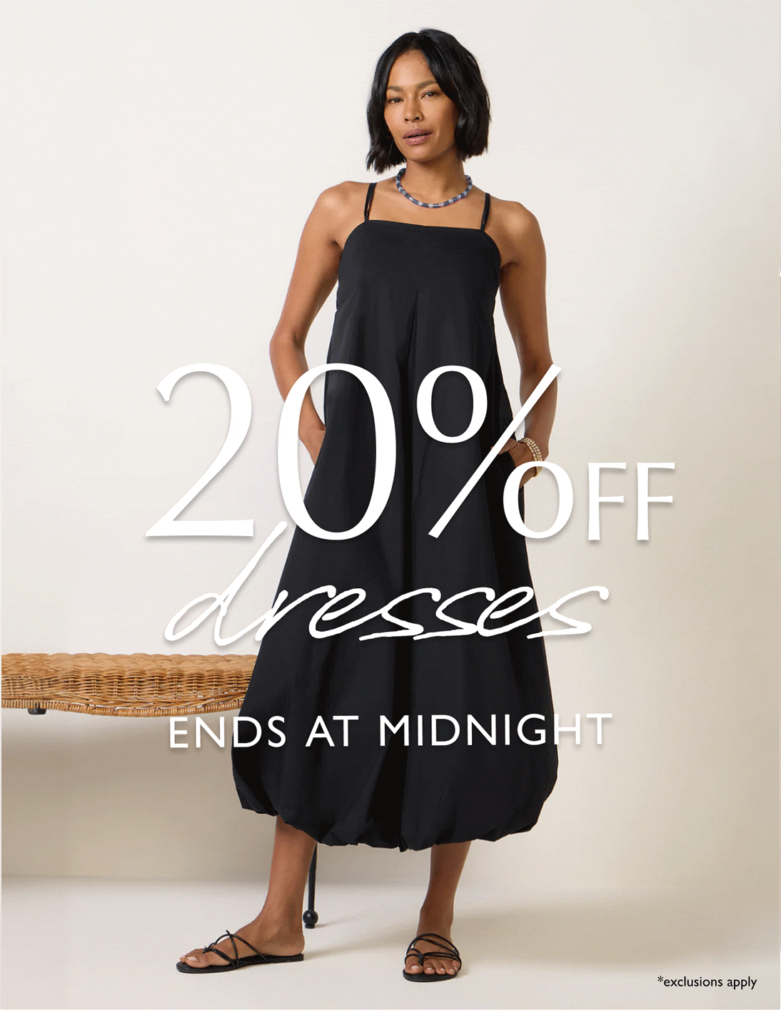 20% off ends at midnight (exclusions apply)! Rotating images of dress options