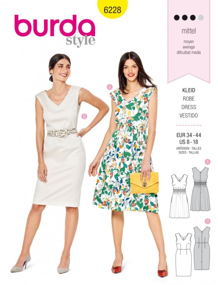 Burda Paper Sewing Pattern 6228