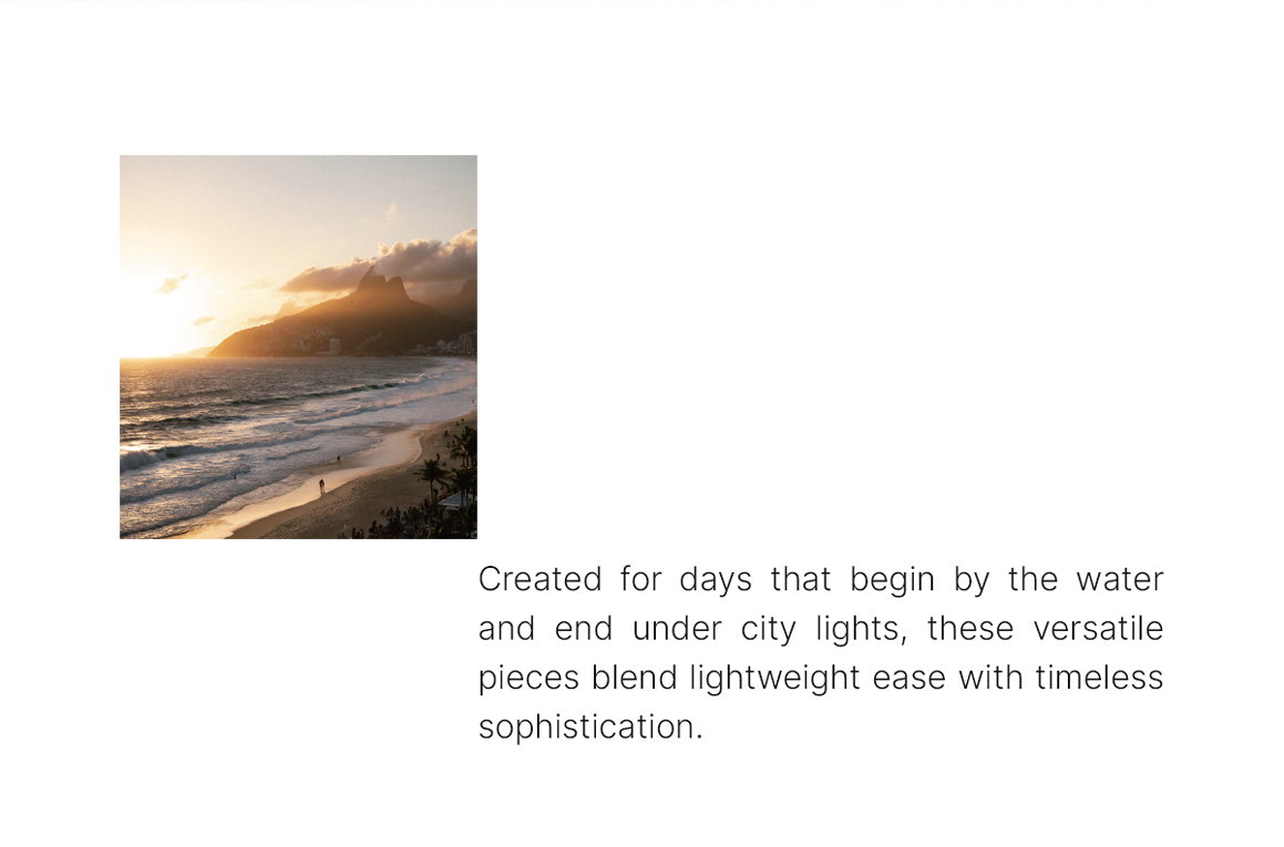 From Beach to City