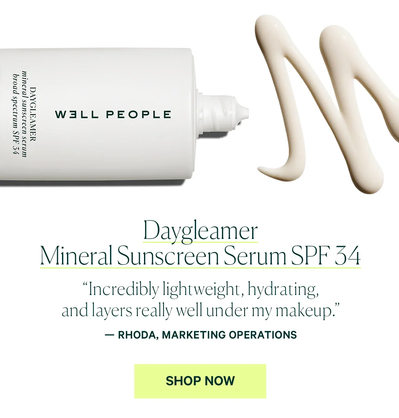 Daygleamer Mineral Sunscreen Serum SPF 34 SHOP NOW