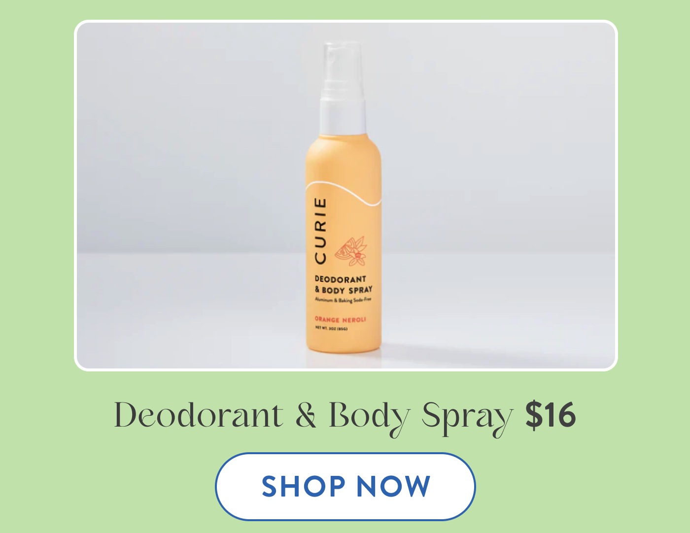 Orange Neroli Whole Body Deodorant