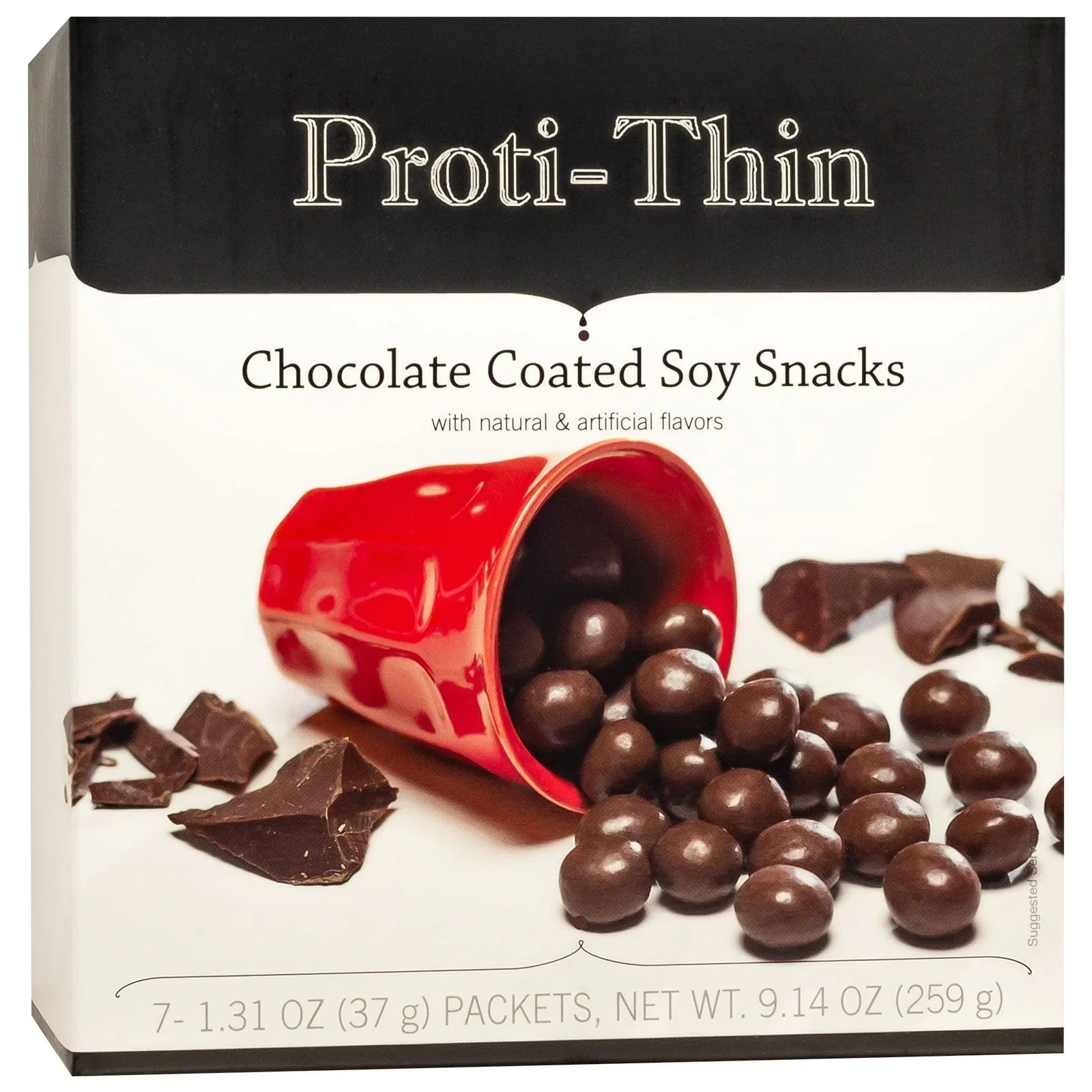 Image of Proti-thin Soy Snacks - Chocolate - 7/box