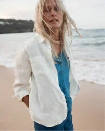 Hazel Branch Linen Shirt