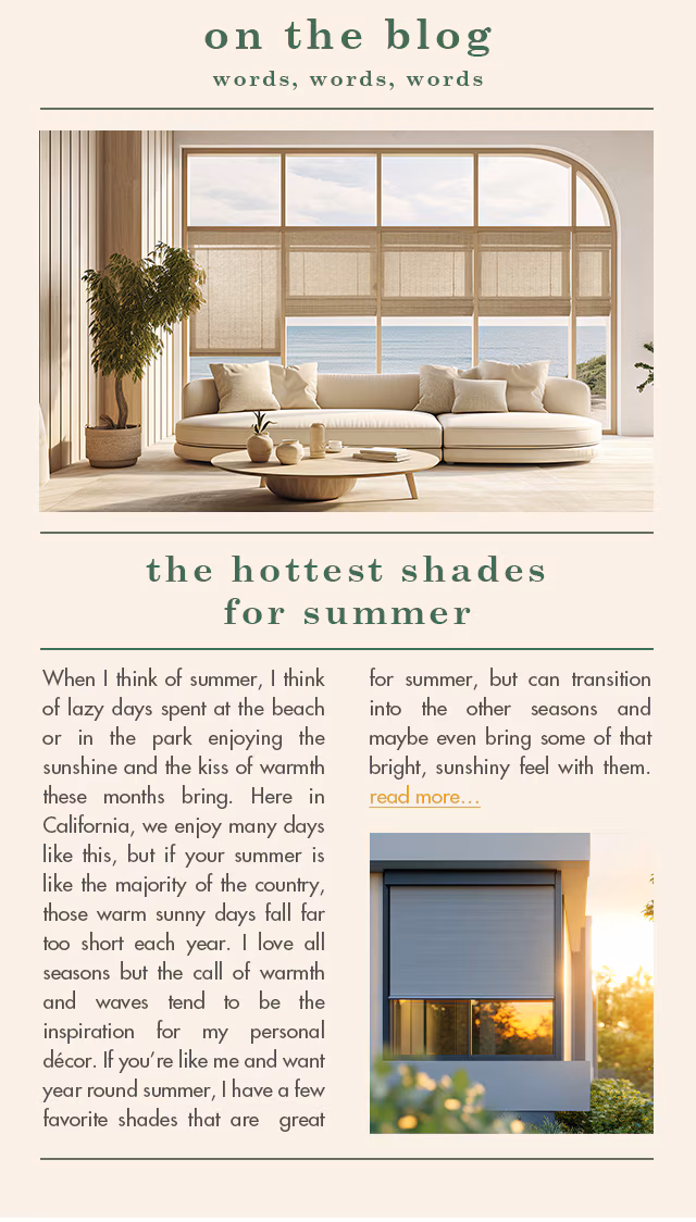 Read The Hottest Shades for Summer on our BG Blog