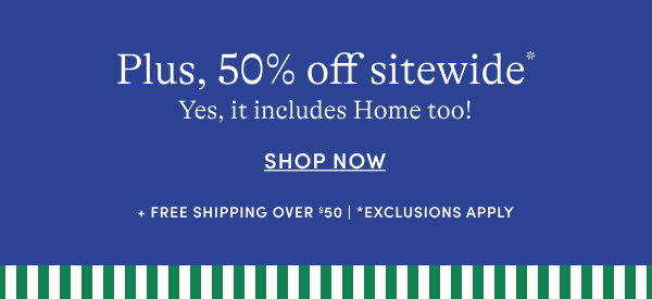 50% off sitewide