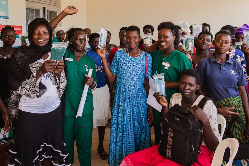 Nurses and medics in Uganda