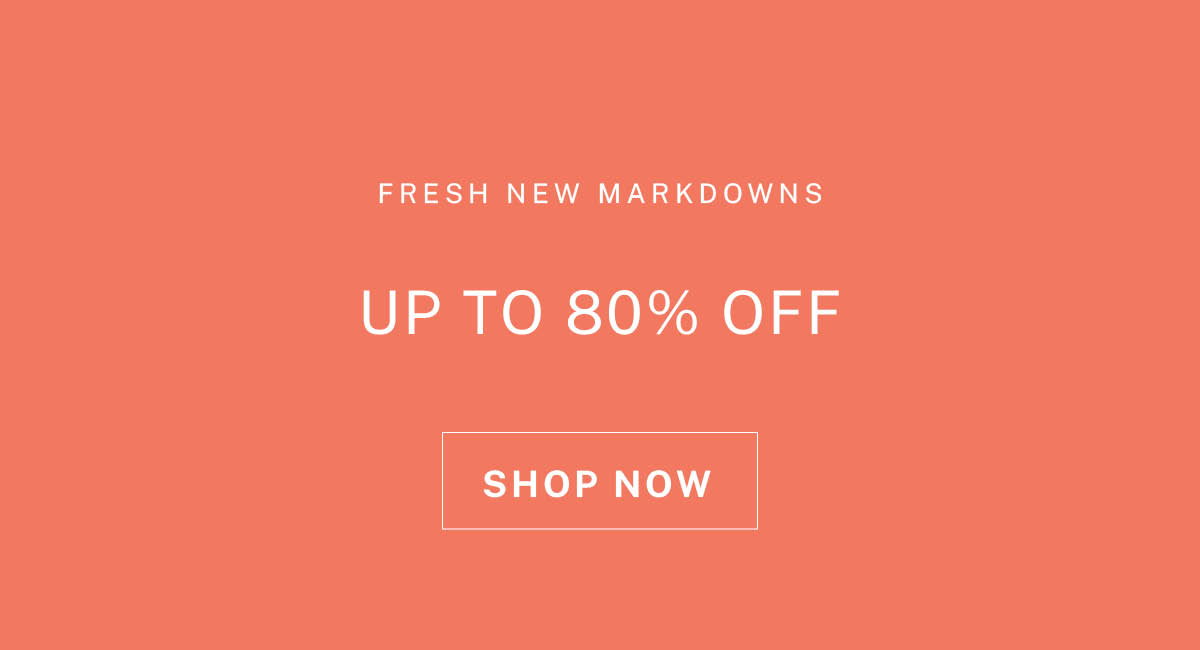 New markdowns added.