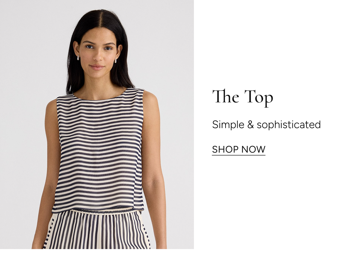 the top | simple & sophisticated | shop now