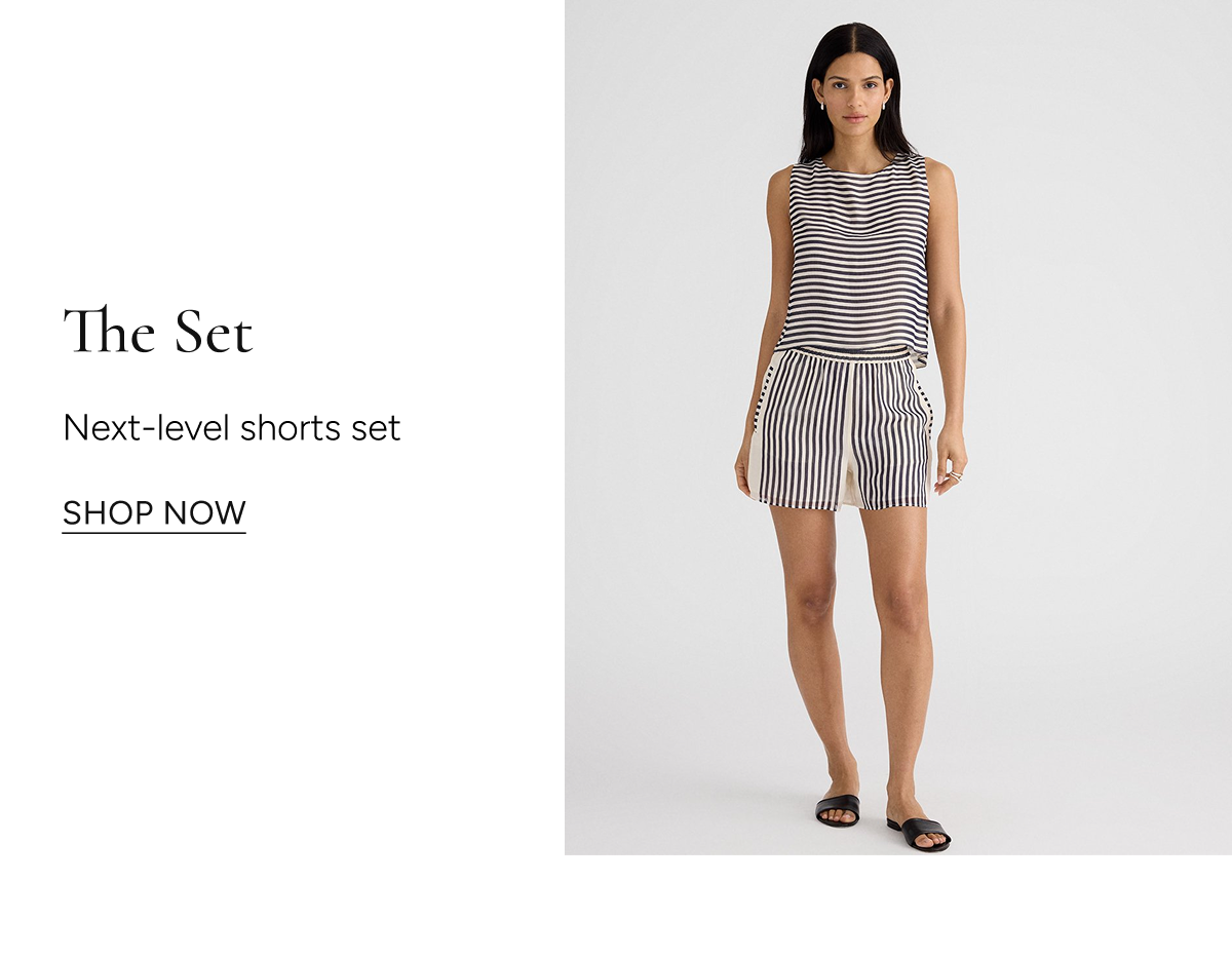the set | next-level shorts set | shop now