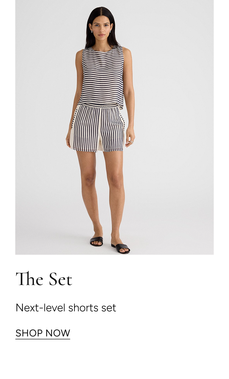 the set | next-level shorts set | shop now