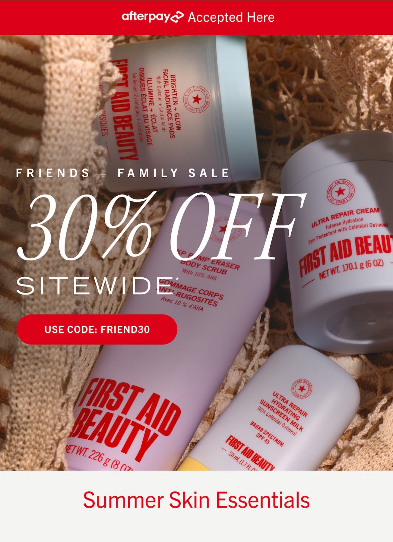 30% Off Friends and Family