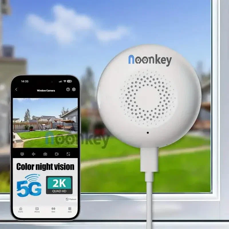 Image of 2K Wireless Indoor Camera – 5GHz & 2.4GHz WiFi ChroMax AI Color Night Vision 24/7 Recording