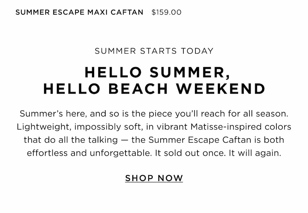 Summer Escape Maxi Caftan