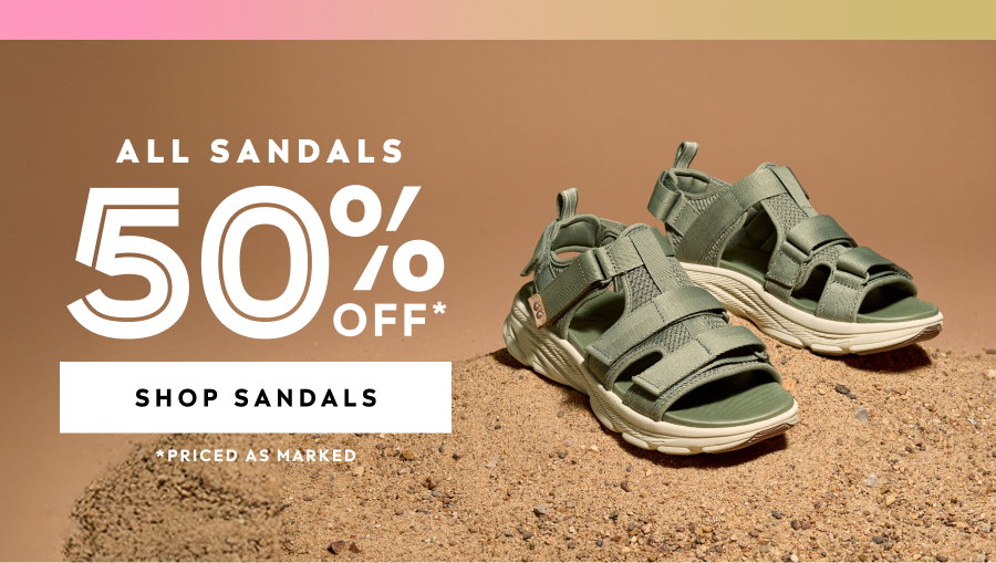 All Sandals 50% Off* | Shop Sandals - *Priced As Marked