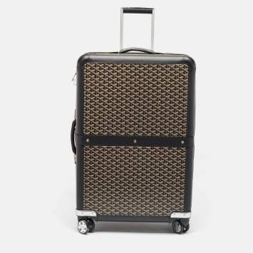 Large Black Coated Canvas, Lea