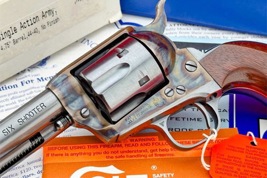 Grail 2004 Colt/Turnbull SAA Frontier Six Shooter 4.75" .44-40 Winchester