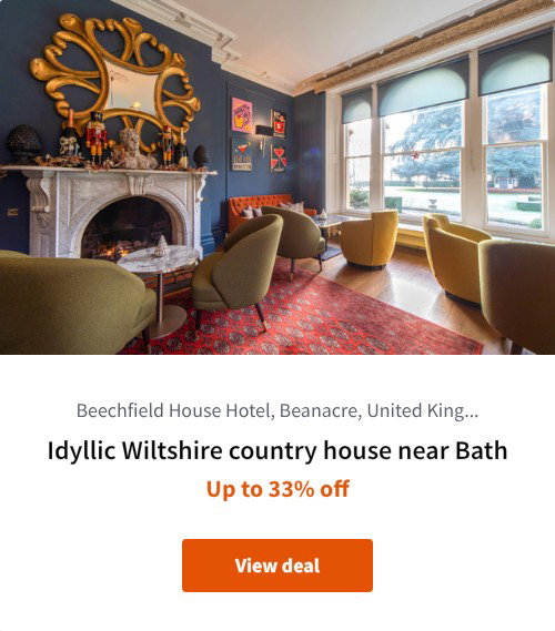 Idyllic Wiltshire country house near Bath