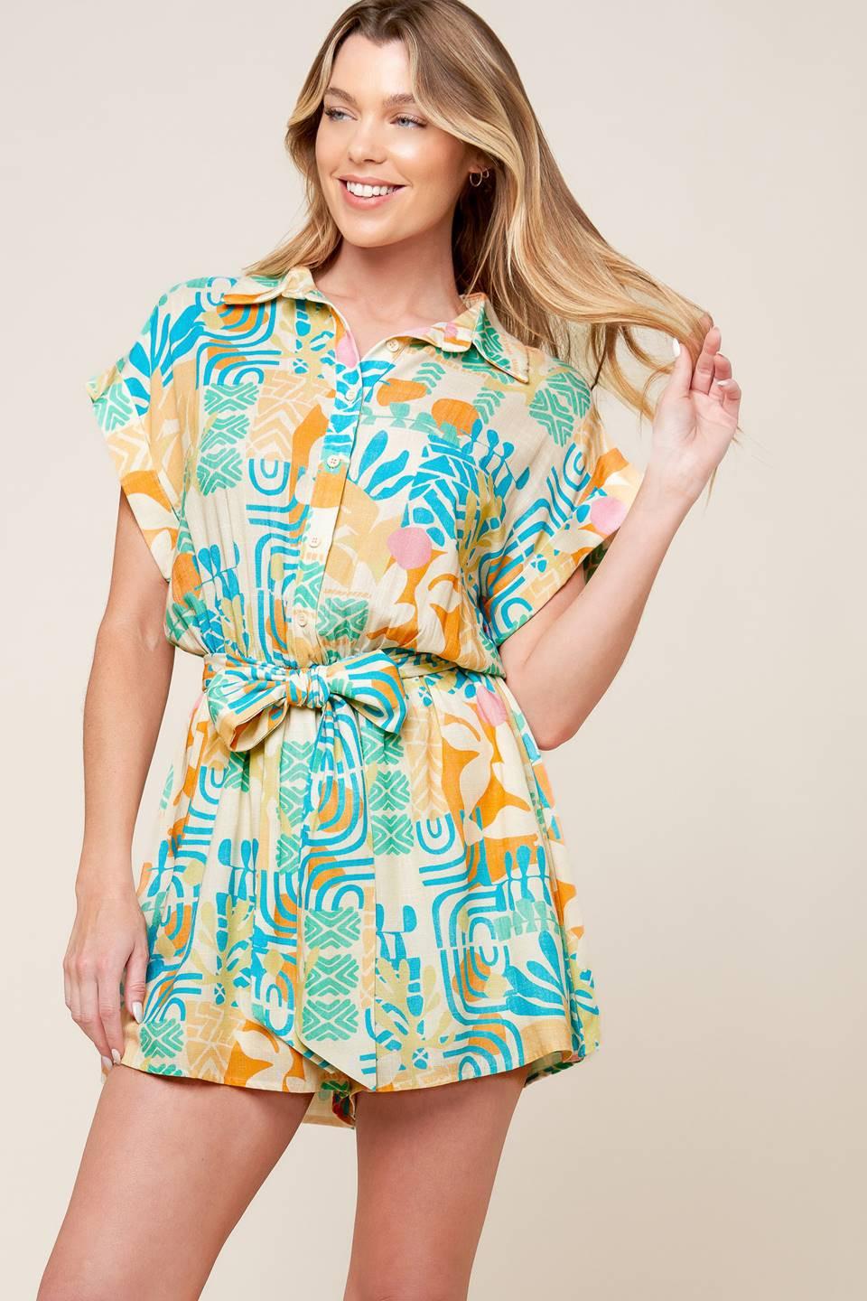 Image of Something Special Woven Romper