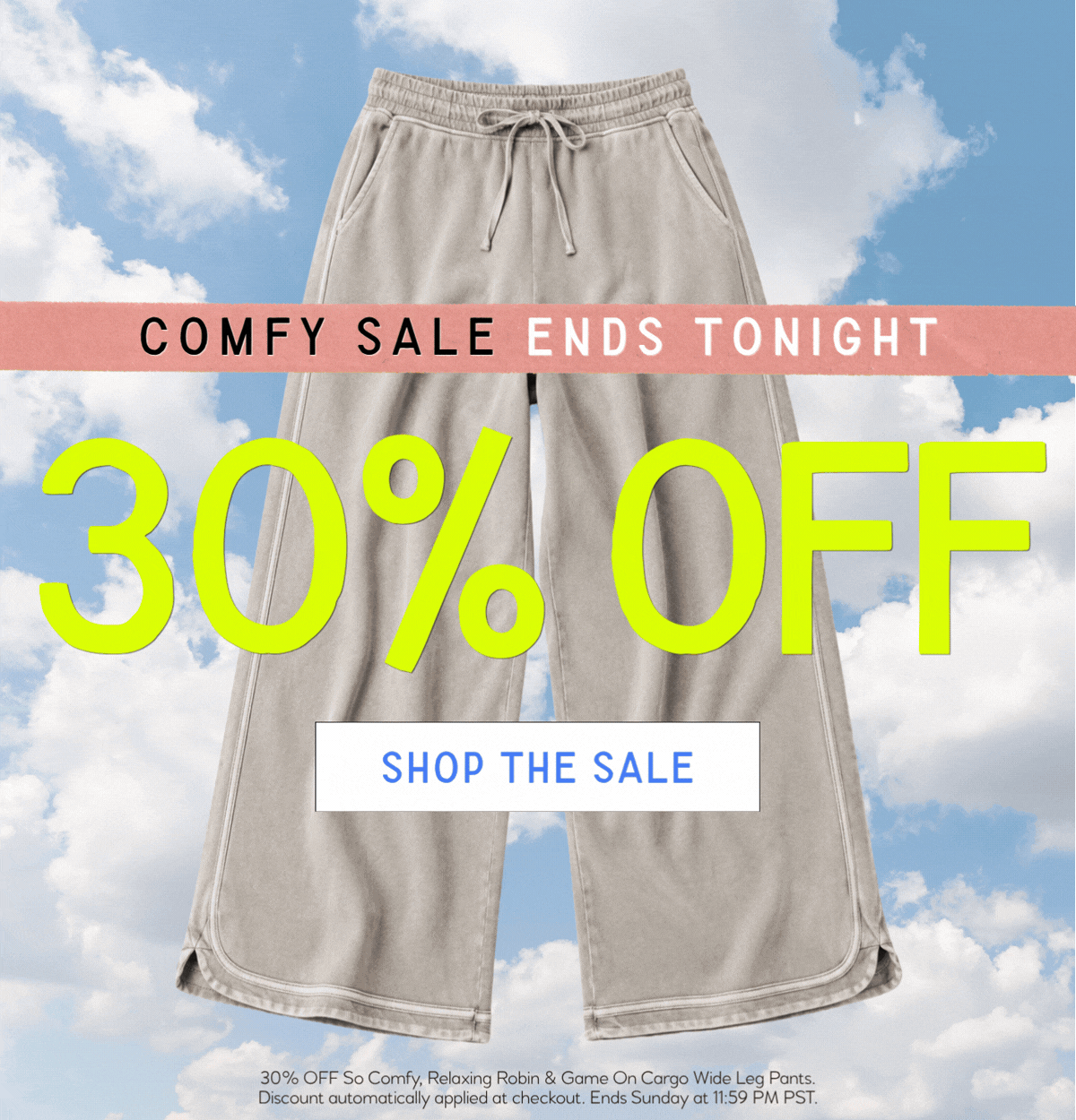Comfy Collection Sale