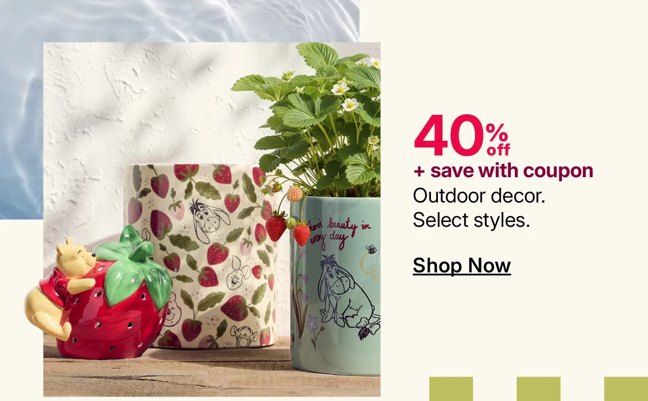 40% off outdoor decor
