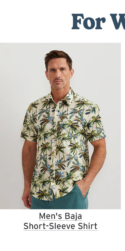 Men's Baja Short-Sleeve Shirt - Print