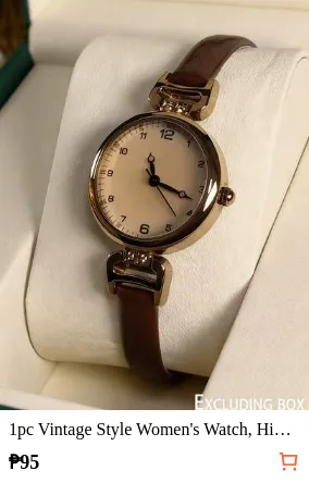 1pc Vintage Style Women's Watch, High-Quality Student Petite Dial Quartz Watch, Luxury British Design