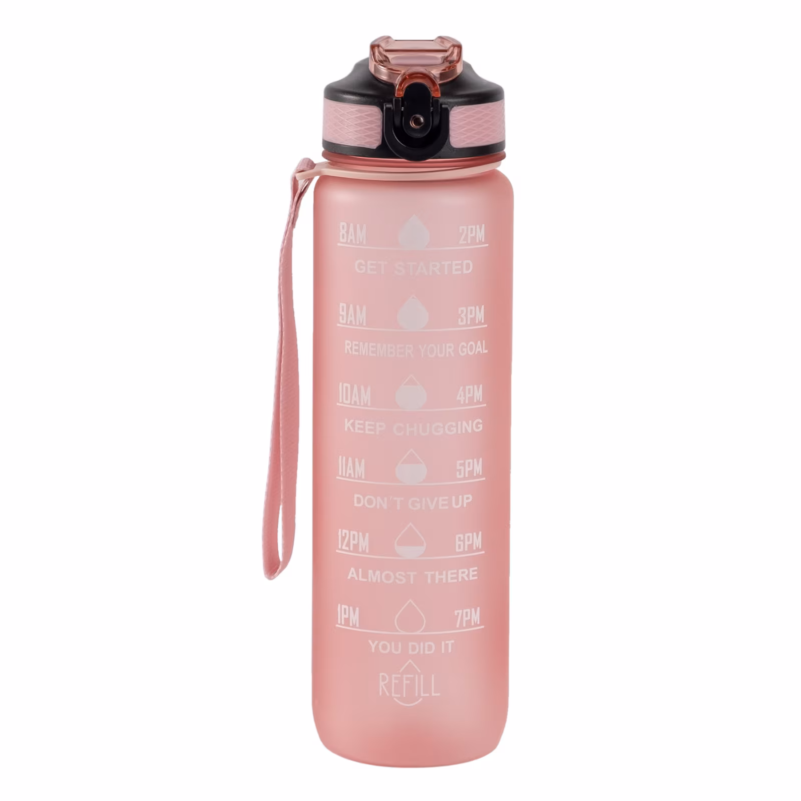 MOTIVATION BOTTLE | Motivasjonsflaske Lys Rosa