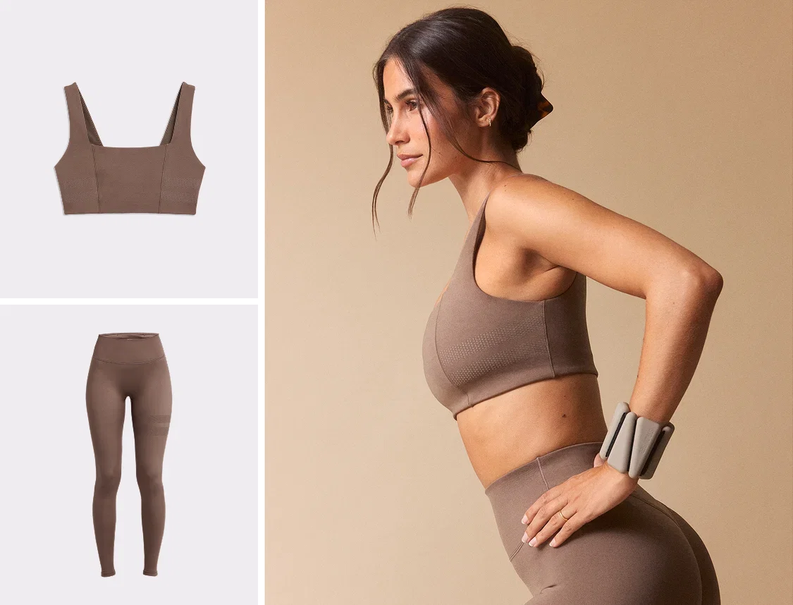 The Signature One Contour Leggings Brown