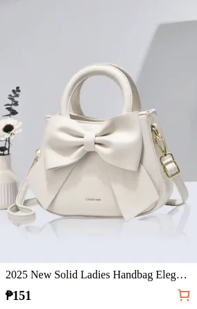 2025 New Solid Ladies Handbag...