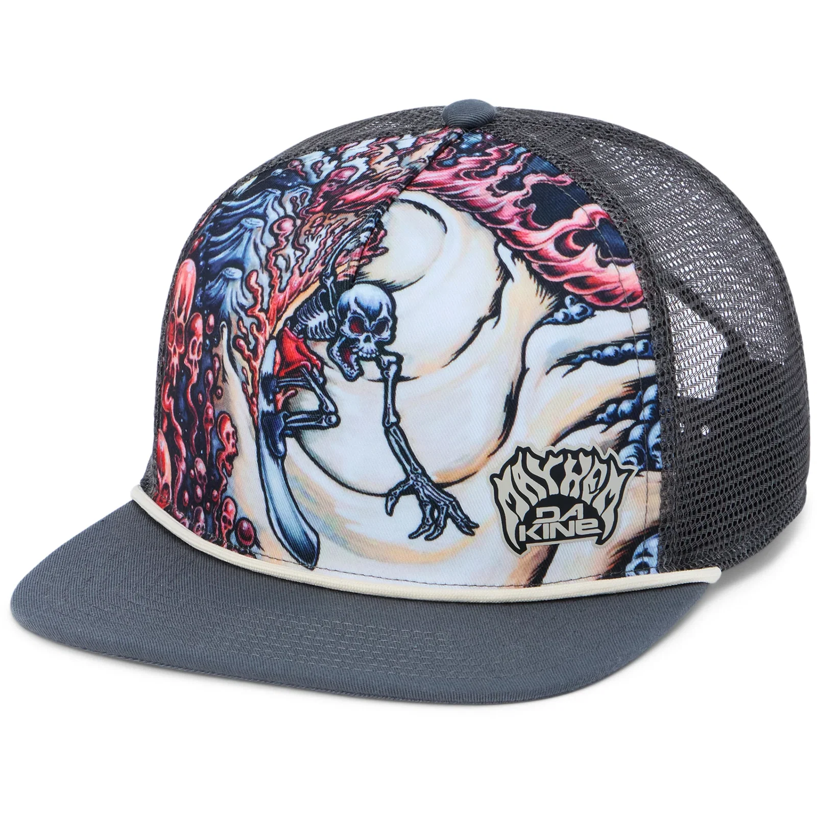 Image of High Crown Trucker X Mayhem - Mayhem Marron