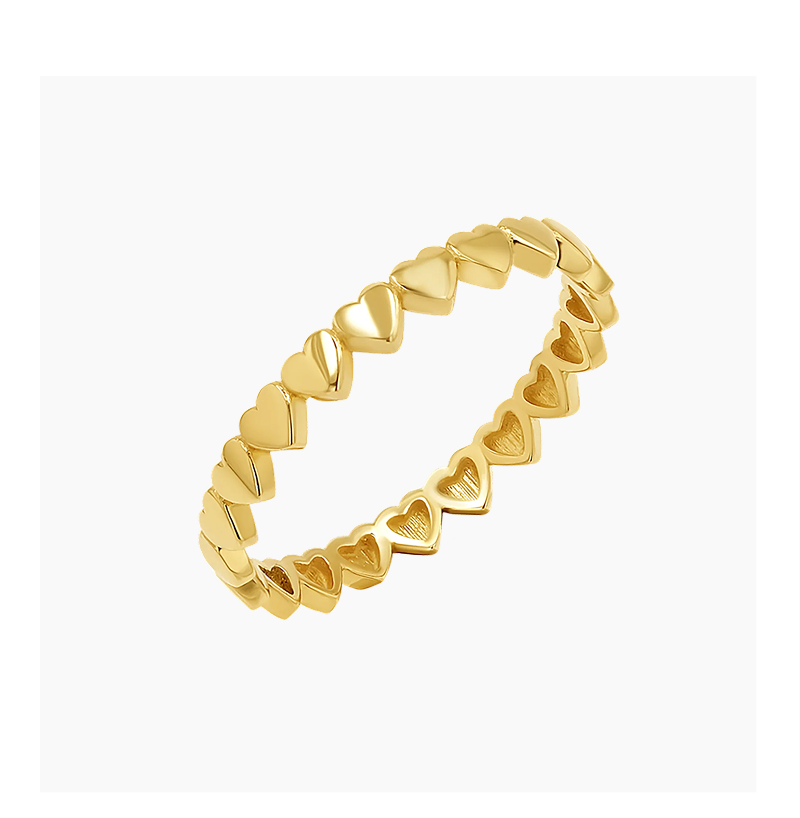 Heart Eternity Ring