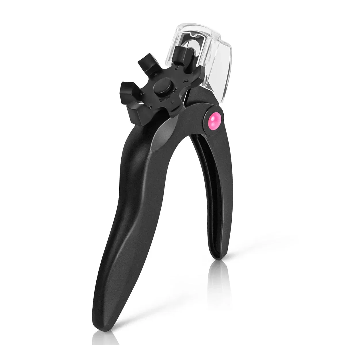 Image of MelodySusie - Rotary Adjustable Stainless Steel Acrylic Nail Clippers - Black