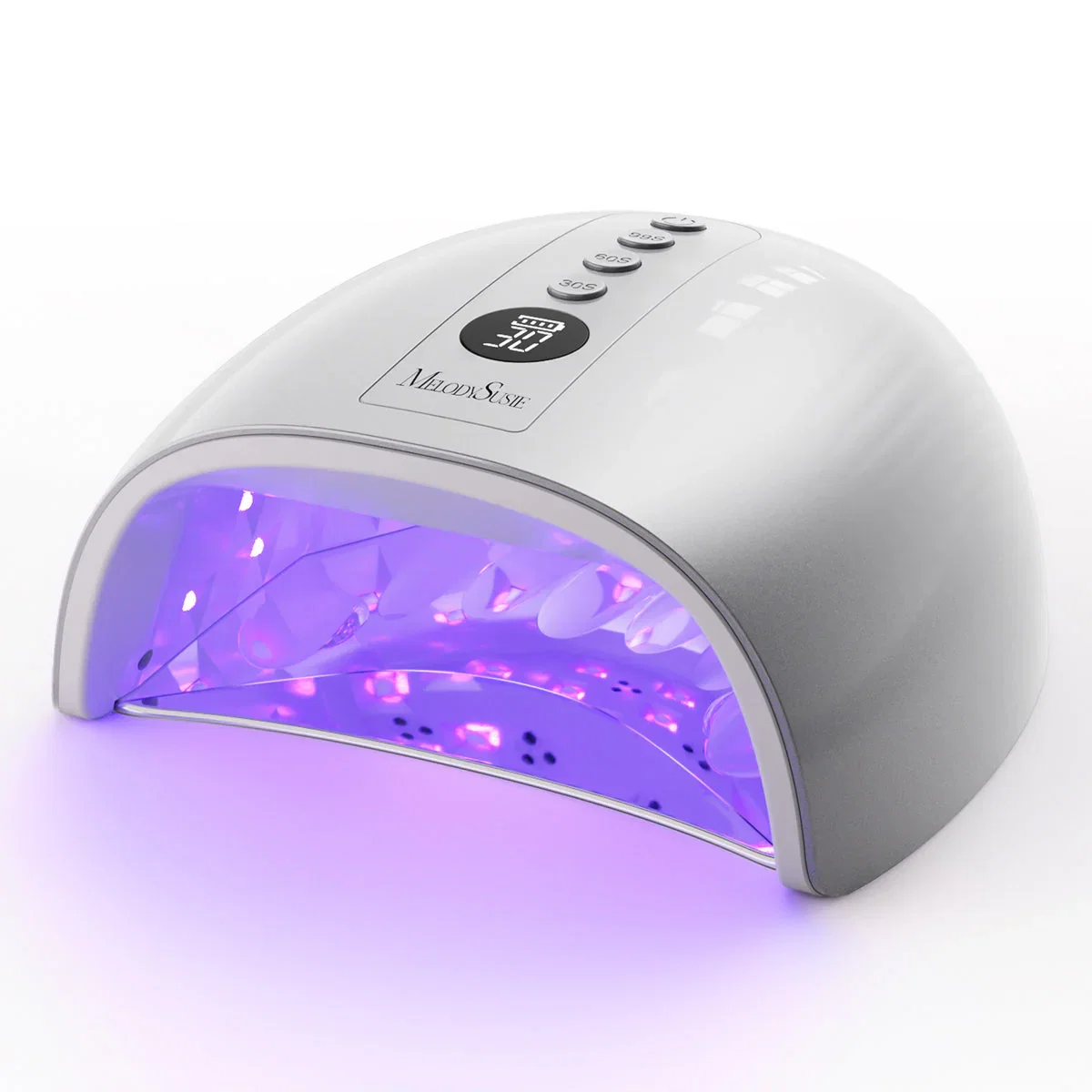 Image of MelodySusie - New Upgraded P-Plus30Gt Rechargeable Cordless Uv/Led Nail Lamp - Silver