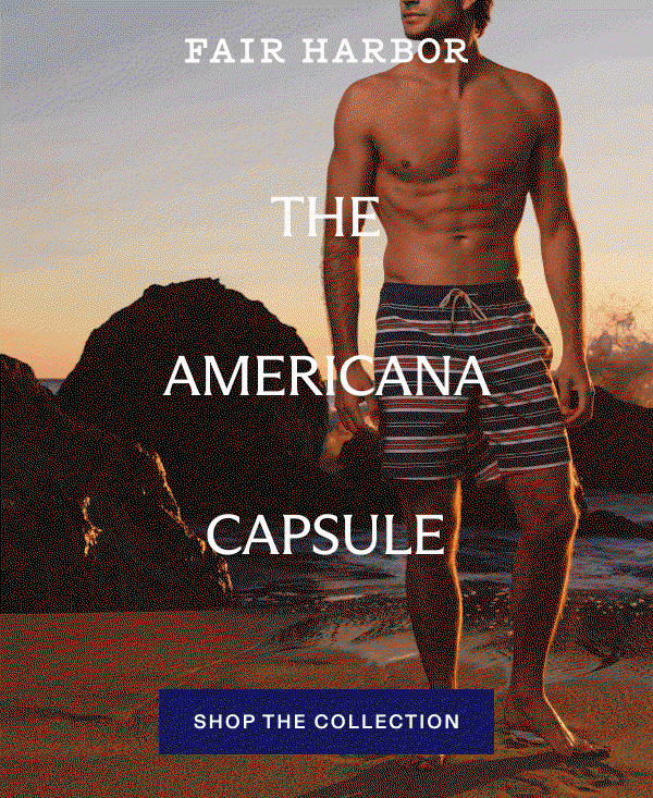 FAIR HARBOR THE AMERICANA CAPSULE SHOP THE COLLECTION
