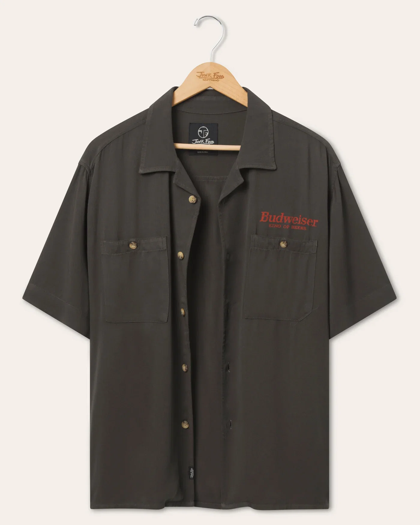 Image of Budweiser King of Beers Camp Shirt