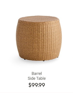 Barrel Side Table