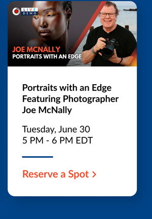 Title: Portraits with an Edge Featuring Photographer Joe McNally