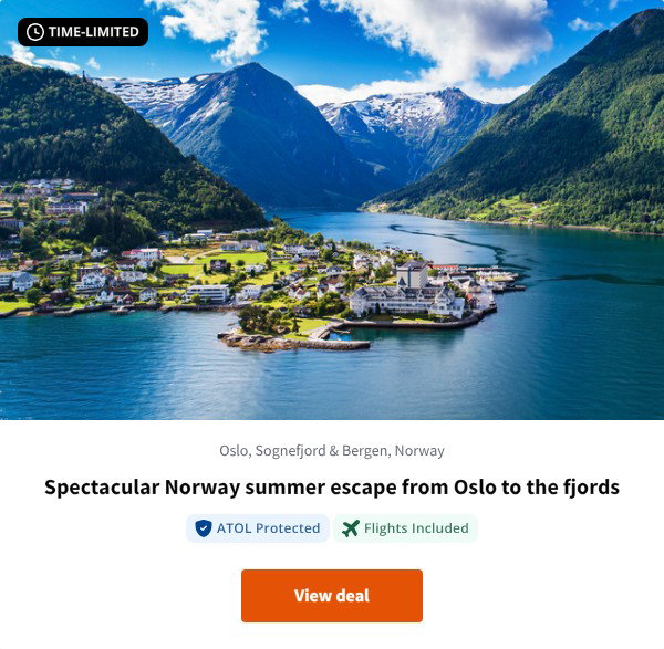Spectacular Norway summer escape from Oslo to the fjords