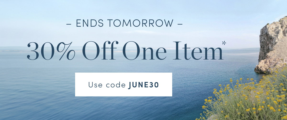 30% Off One Item