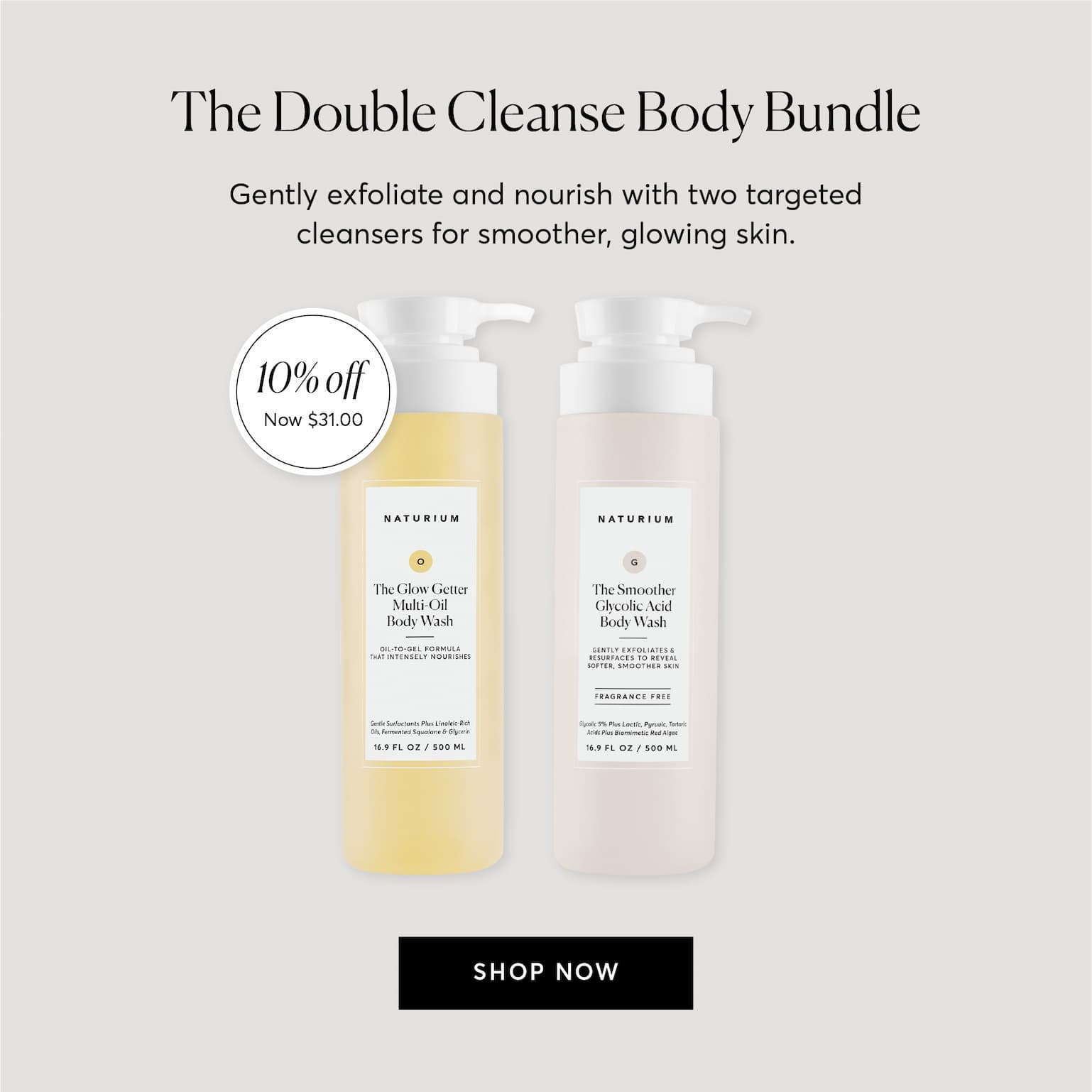 Shop The Double Cleanse Body Bundle