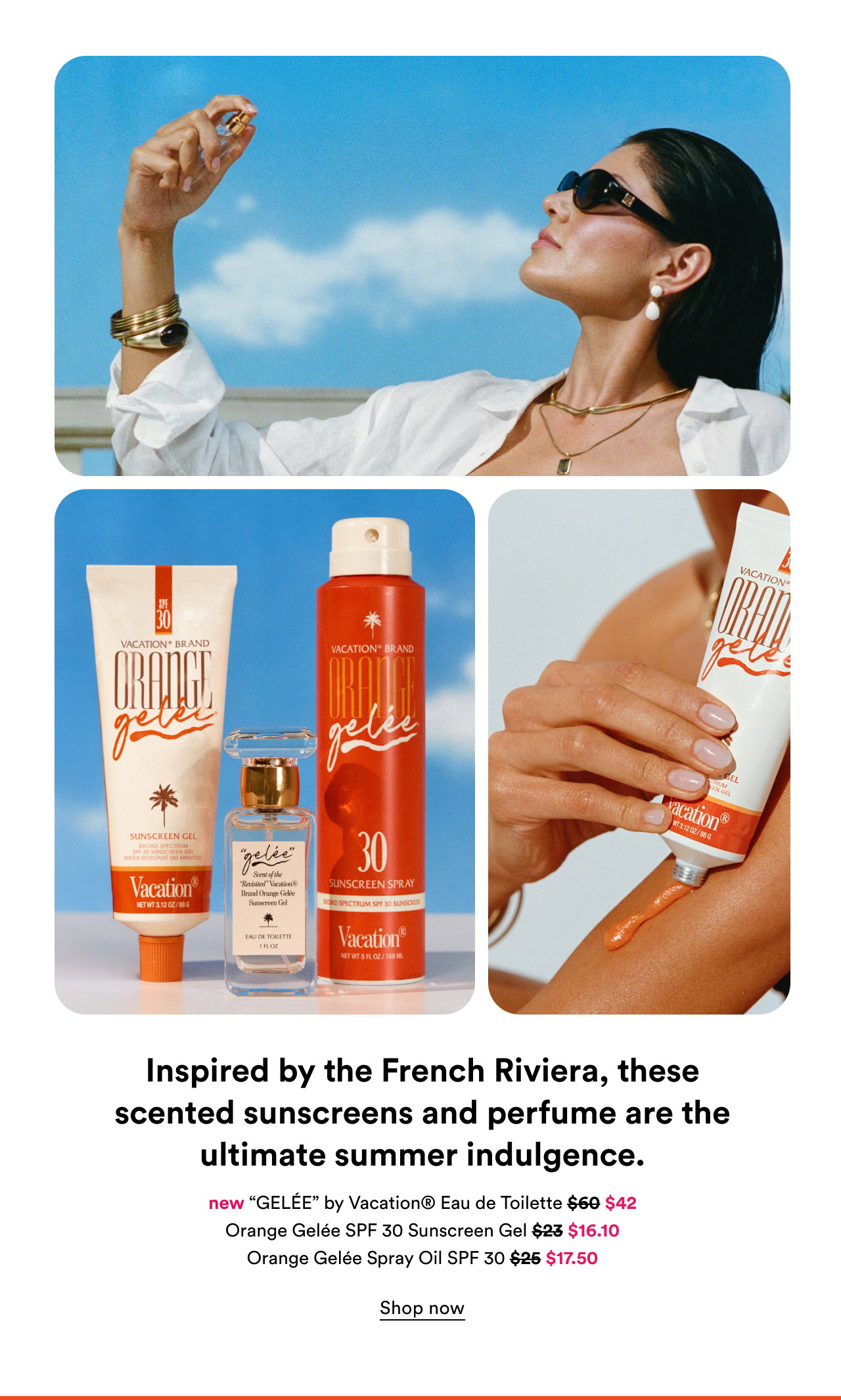 Inspired by the French Riviera, these scented sunscreens and perfume are the ultimate summer indulgence | Shop now