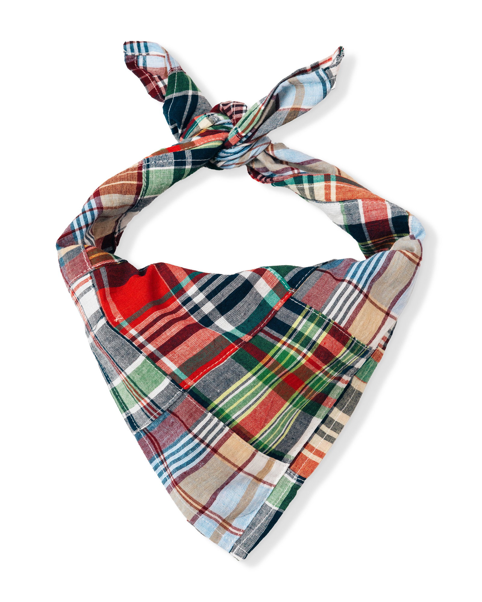 Image of Essex Patchwork Madras Dog Bandana
